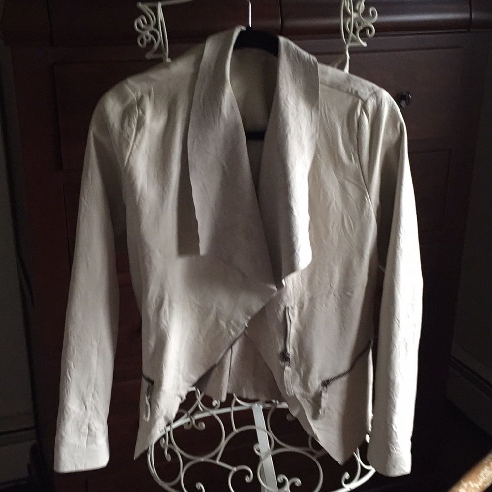 Lightweight leather jacket